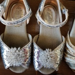 Joyfolie silver dress shoes